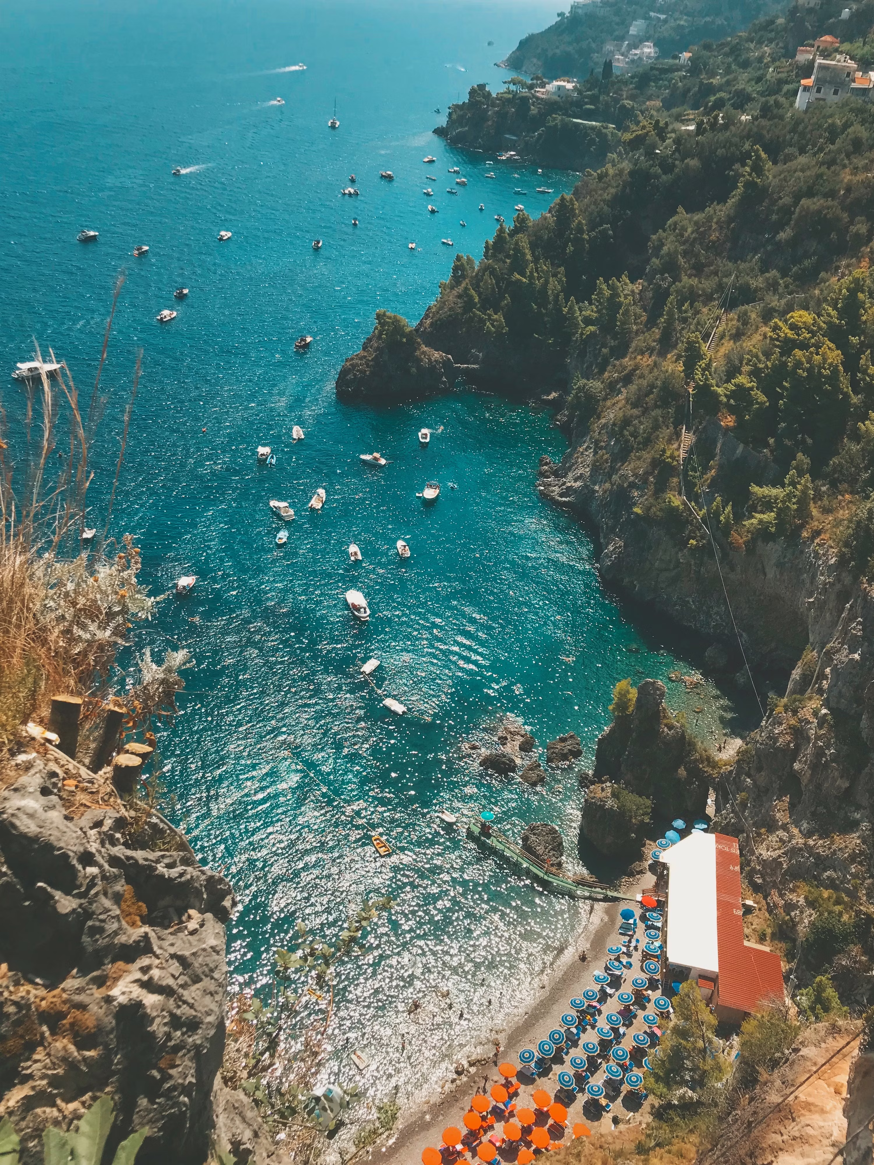 Positano coastline